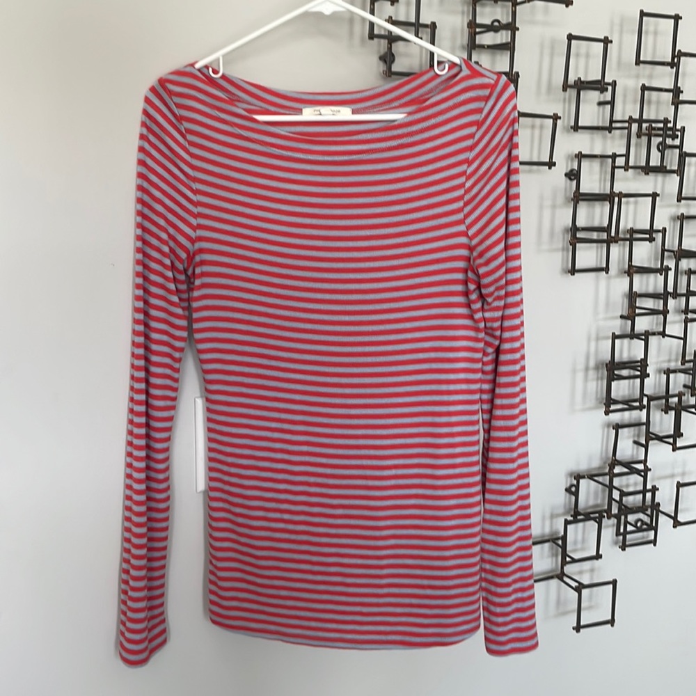 Anthropologie boat neck top